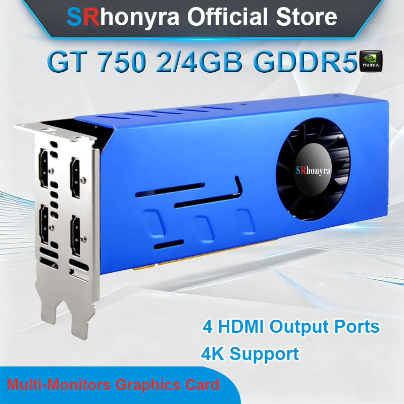 SRhonyra GeForce GTX1660S 1050 - 4 Hdmi Multi Monitor Video Card 4K avis et prix